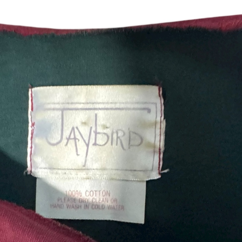 Jaybird Plaid Patchwork 2 piece skirt set preppy grunge cottagecore sz M/L VTG - Picture 10 of 16